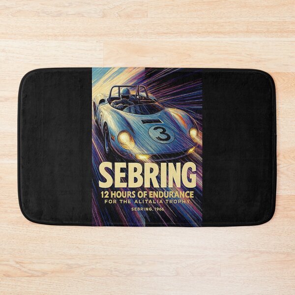Item preview, Sebring 1966 12 hour Grand Prix vintage variation#2 designed and sold by Helios Be. Lavsh.