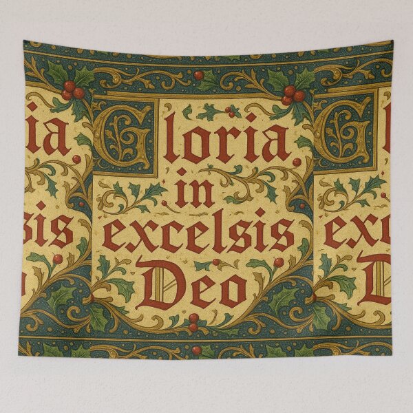 Item preview,  Gloria In Excelsis Deo Medieval Christmas Art designed and sold by freackly.