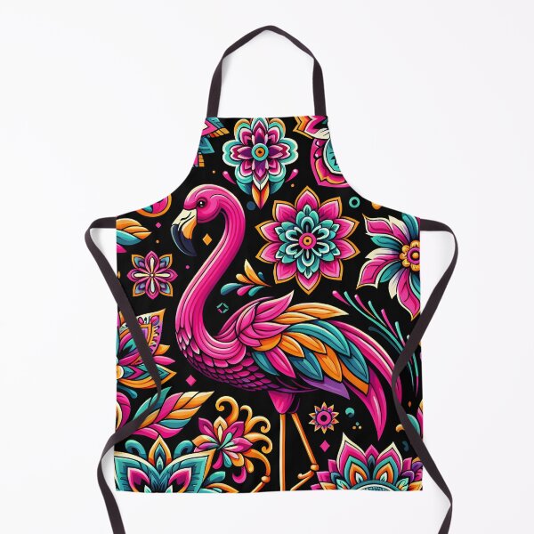 Item preview, Flamingo in the flowers designed and sold by KirstenStar.