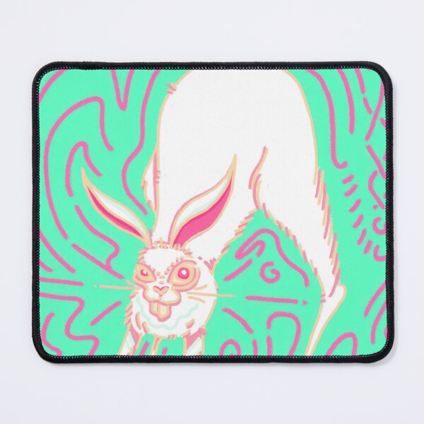 Item preview, Angry White Rabbit Mint Green designed and sold by Gettingalong.