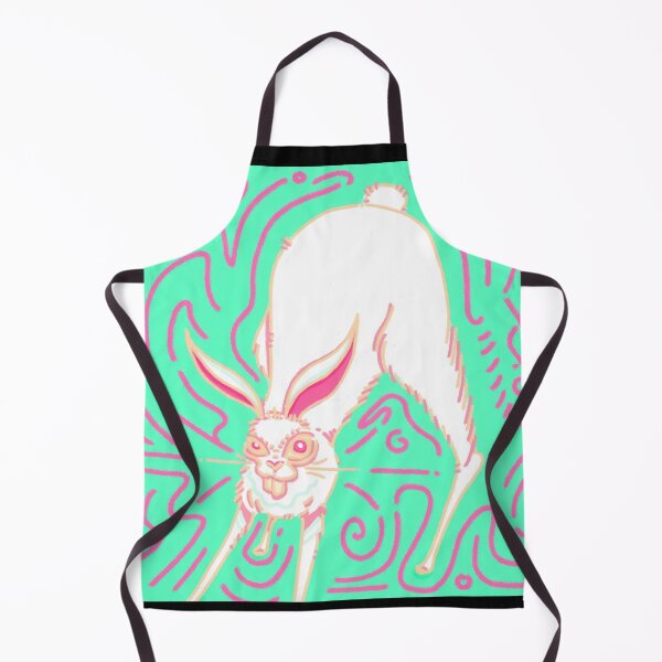 Item preview, Angry White Rabbit Mint Green designed and sold by Gettingalong.
