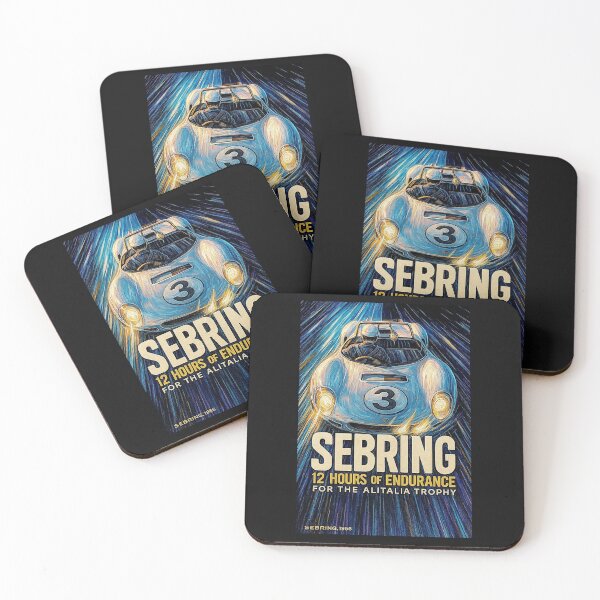Item preview, Sebring 1966 12 hour Grand Prix vintage variation#3 designed and sold by Helios Be. Lavsh.