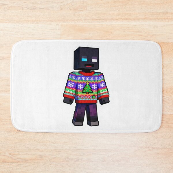 Item preview, Pixel Enderman Ugly Christmas Sweater Gamer Holiday Design designed and sold by Pandora´s Box.