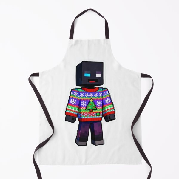 Item preview, Pixel Enderman Ugly Christmas Sweater Gamer Holiday Design designed and sold by Pandora´s Box.