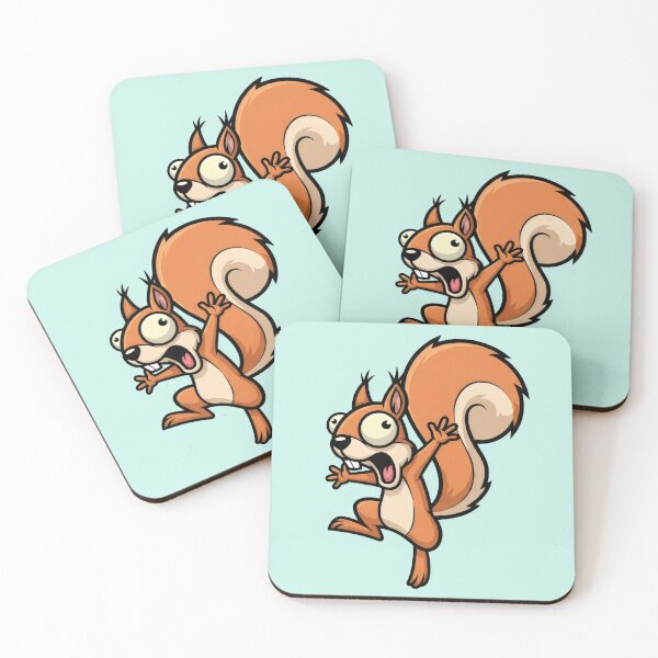 Item preview, crazy cartoon squirrel jumping excited designed and sold by Animepic222.