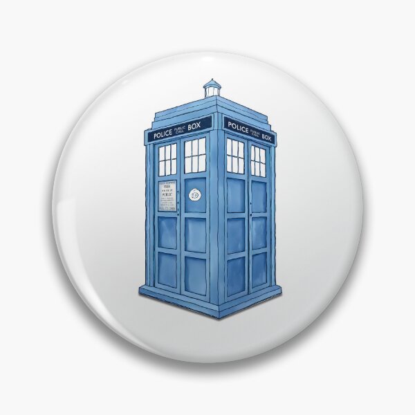 Aperçu de l'œuvre Autocollant Doctor Who TARDIS - Autocollant emblématique de la cabine de police pour ordinateurs portables, bouteilles d'eau, journaux - Autocollant en vinyle Sci-Fi Fan Art, cadeau geek créée et vendue par StickerFrenzyStudio.