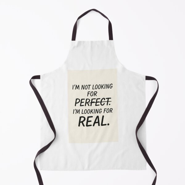 Item preview, Seeking Real, Not Perfect — Handwritten Quote designed and sold by HiteshArt111.