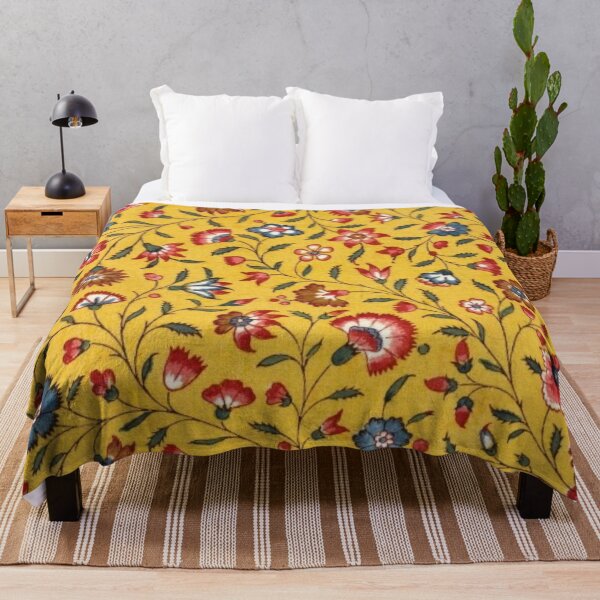 Item preview, Vintage Floral Yellow Pattern designed and sold by AzizamWorks.