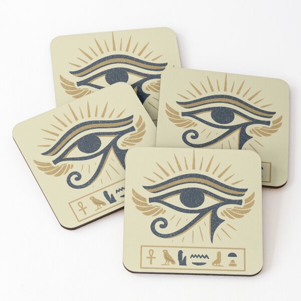 Item preview, Eye of Horus Vintage Distressed Design designed and sold by Retr0Tshirts.