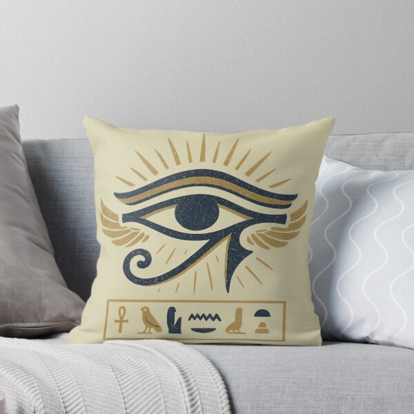 Item preview, Eye of Horus Vintage Distressed Design designed and sold by Retr0Tshirts.