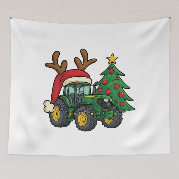 Item preview, Christmas Tractor Reindeer designed and sold by Fam19.