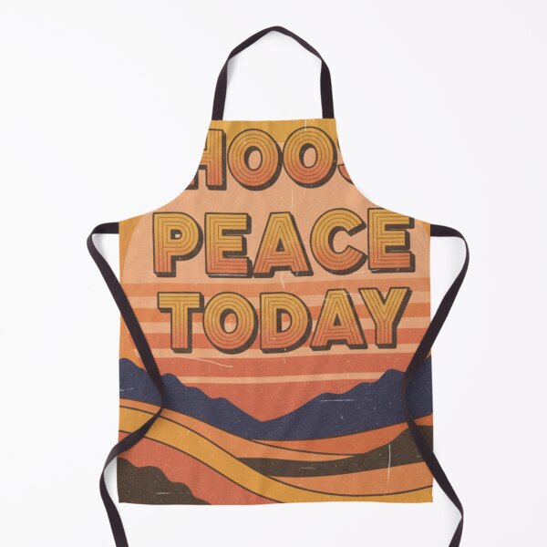 Item preview, Choose Peace Today – Retro Positivity Inspirational Tee designed and sold by CuteOasis.