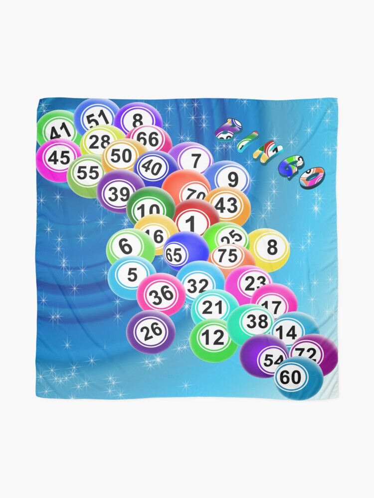 Alternate view of Bingo Balls Scarf