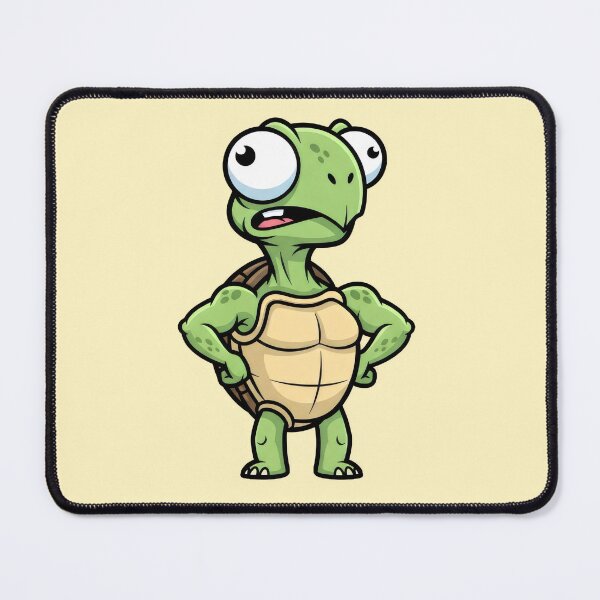 Item preview, confident cartoon turtle with big eyes designed and sold by Animepic222.
