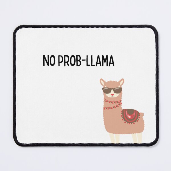 Item preview, No Prob-Llama – Cute Funny Llama Pun Design designed and sold by NCODesigns.