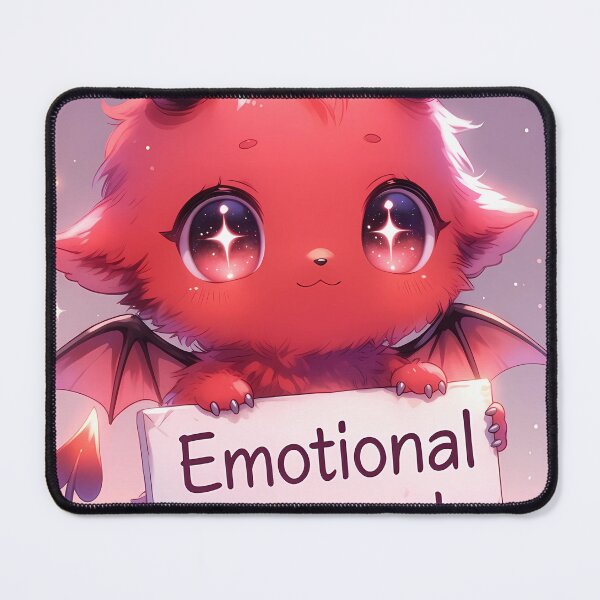 Item preview, Emotional Support Demon designed and sold by CosmicLionPrints.