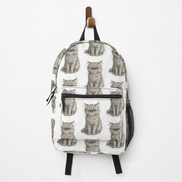Item preview, Grumpy Sketch Cat – Angry Feline Pencil designed and sold by Nope Cats.