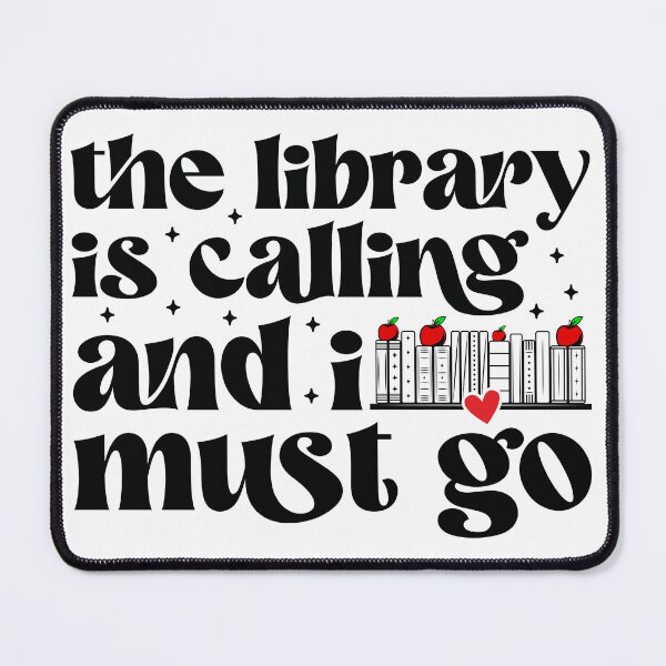 Item preview, the library is calling and i must go designed and sold by the-craft-shop.