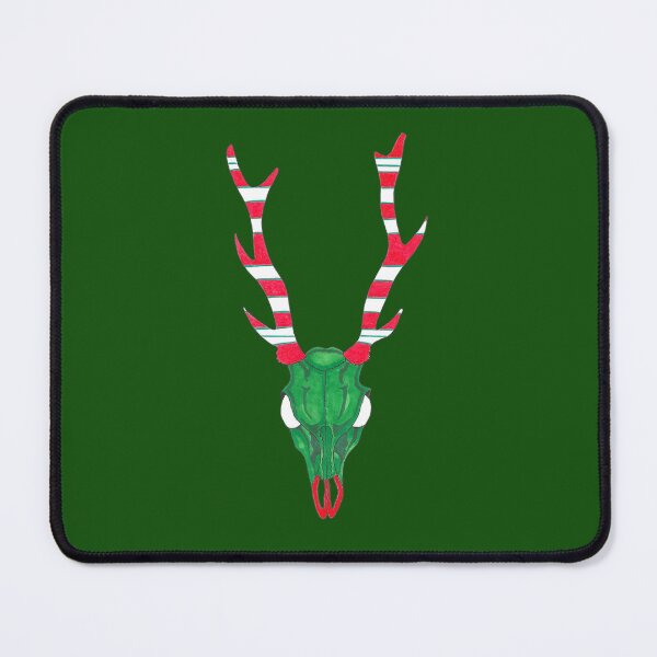 Item preview, Rudolph The Red Nosed Reindeer Skull designed and sold by BHG Art & Designs.