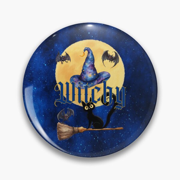 Item preview, Witchy Moon Magic: Enchanted Cat & Hat designed and sold by MysticOzzy.