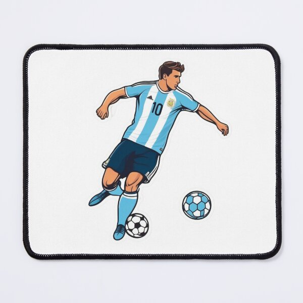 Item preview, Argentina Striker Shooting Toward Victory designed and sold by Pororo23.