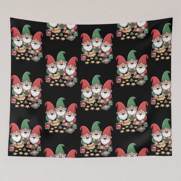 Item preview, Christmas Gnomes Baking Together designed and sold by miriamo25.