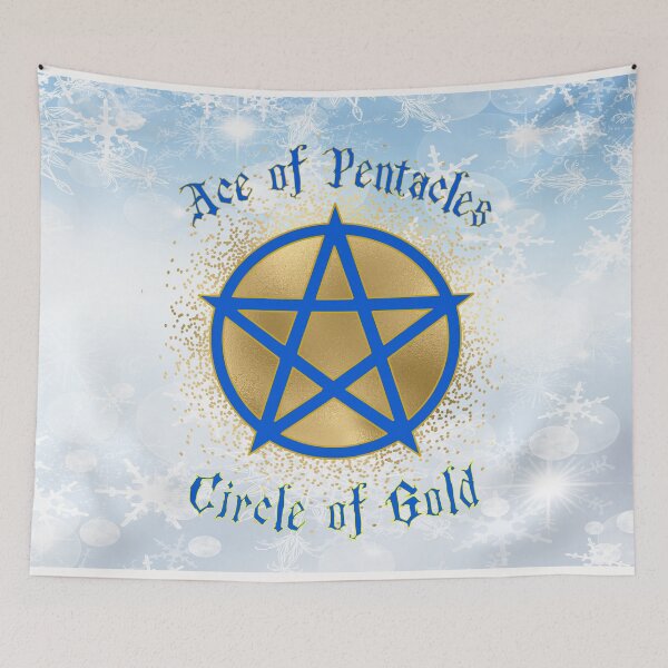 Item preview, Ace of Pentacles: Circle of Gold designed and sold by MysticOzzy.