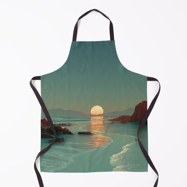 Item preview, Silent Horizon – Minimal Surreal Ocean Sunset designed and sold by PlanetBPop.