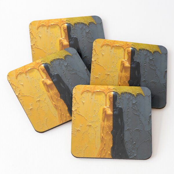 Item preview, Melting Colors Duality – Modern Textured Artwork designed and sold by GeetArtHouse.