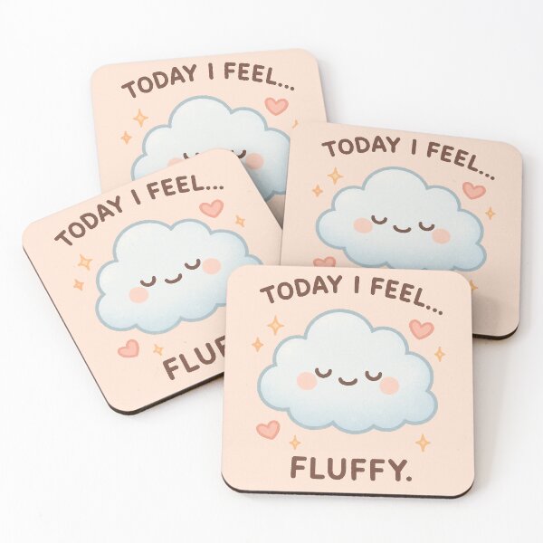 Item preview, Cute Fluffy Cloud With Feelings Artwork designed and sold by HiteshArt111.