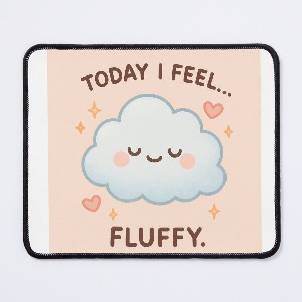 Item preview, Cute Fluffy Cloud With Feelings Artwork designed and sold by HiteshArt111.