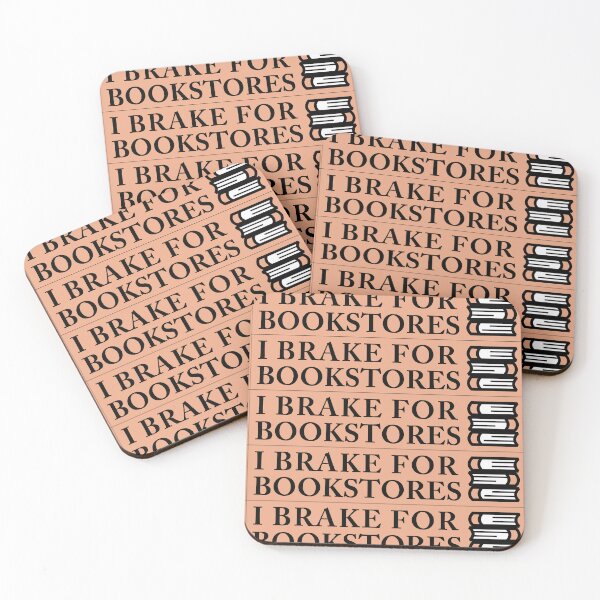 Item preview, I Brake For Bookstores designed and sold by the-craft-shop.
