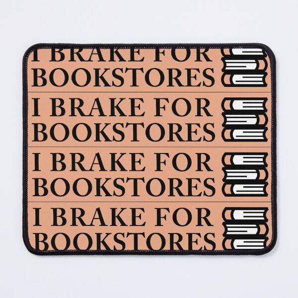 Item preview, I Brake For Bookstores designed and sold by the-craft-shop.