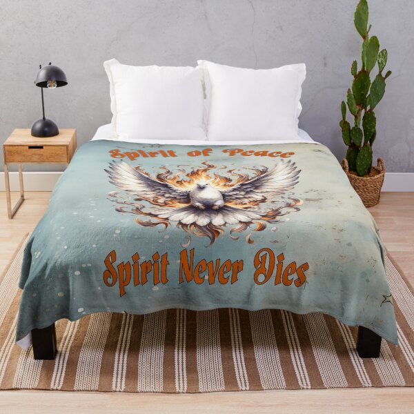 Item preview, Holy Flame – White Dove of Spirit designed and sold by MysticOzzy.