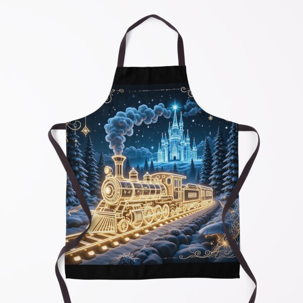 Item preview, Enchanted Winter Locomotive – A Dreamlike Journey Into Magic designed and sold by PixelVibe782.