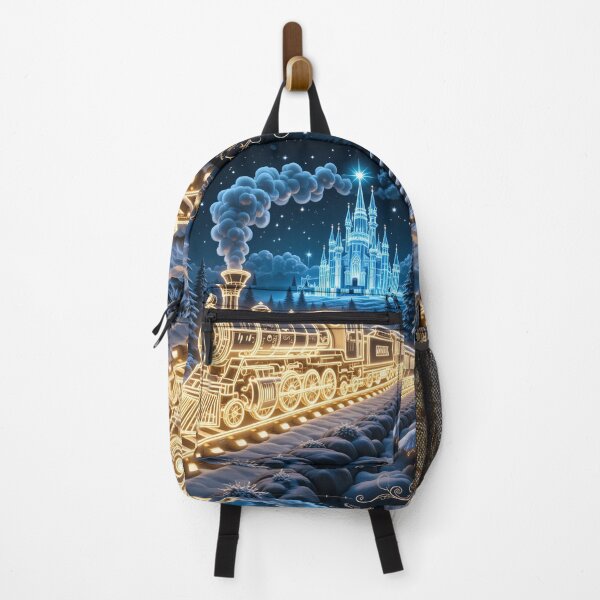 Item preview, Enchanted Winter Locomotive – A Dreamlike Journey Into Magic designed and sold by PixelVibe782.