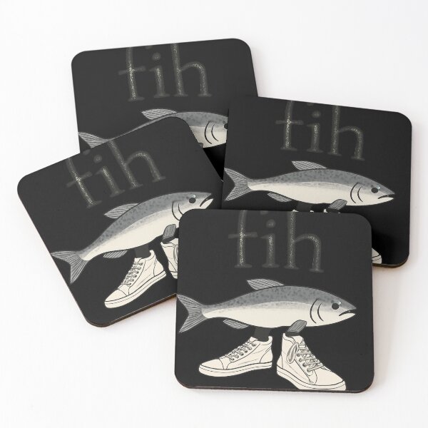 Item preview, Fih Meme Fish in Sneakers – Absurdist Minimal Surreal Funny Design designed and sold by johnExpress02.