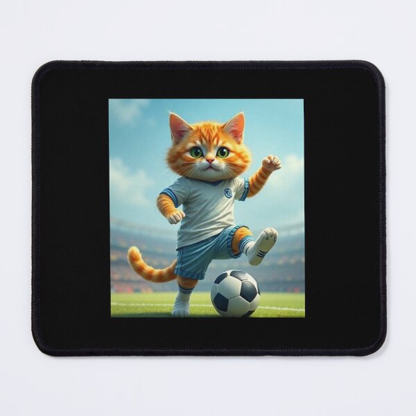 Item preview, Footballer Cute cat designed and sold by Dogandesighn.