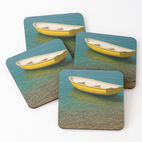 Item preview, When the Sea Hugs the Boat, Turquoise Magic Happens - Nati Baleno designed and sold by NatiBaleno.