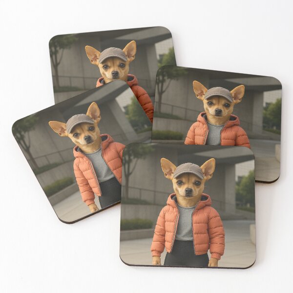 Item preview, Chihuahua wall art portraits with quirky, unexpected settings.  designed and sold by ChihuahuasRule.