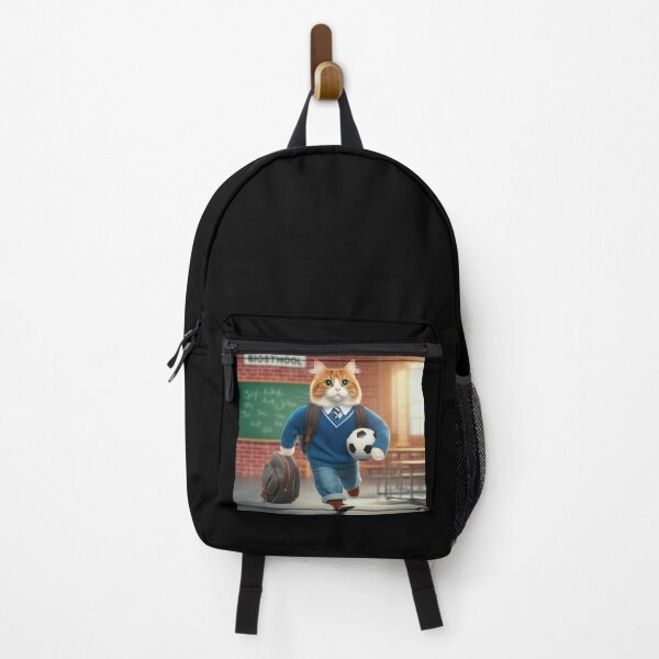 Item preview, Football-loving student cat designed and sold by Dogandesighn.