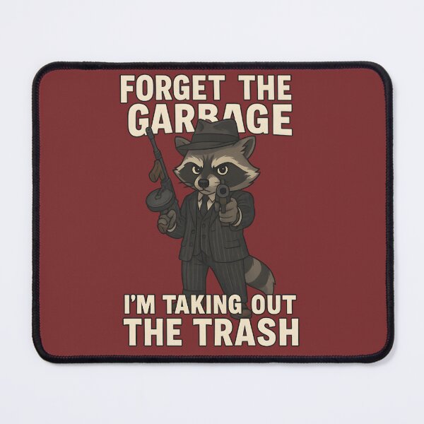 Item preview, Trash Talkin' Enforcer - Mobster Racoon designed and sold by shmupod.