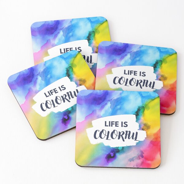 Item preview, LIFE IS COLORFUL designed and sold by KISMIN.