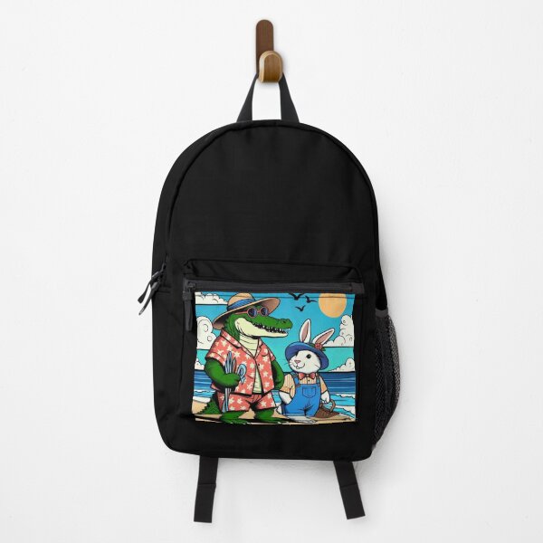 Item preview, Crocodile and Rabbit on summer vacation designed and sold by Dogandesighn.