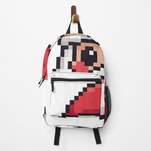 Item preview, Chibi Pixel Santa Head – Cute Christmas Sticker Design designed and sold by FriendlyKitty.