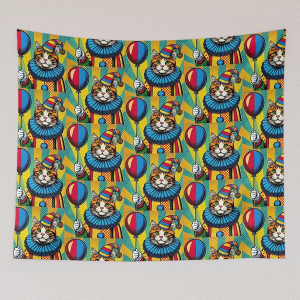 Item preview, Cute Clown Cat designed and sold by Dogandesighn.