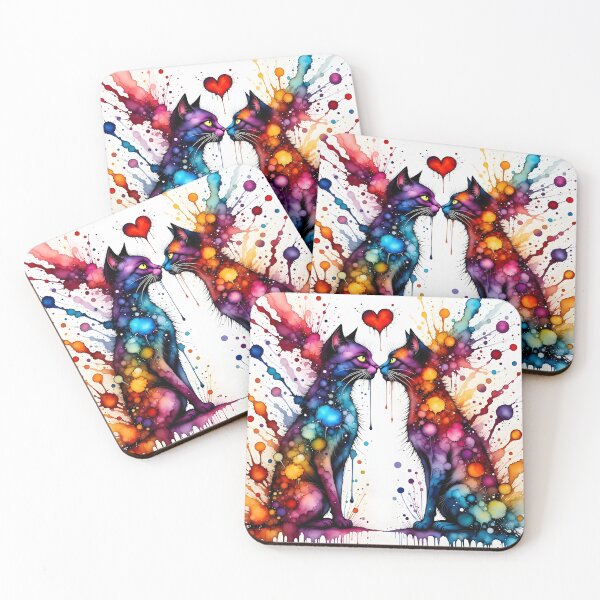 Item preview, Cats in love designed and sold by KirstenStar.