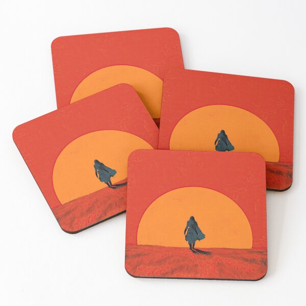 Item preview, Into the Ember Sun – Lone Explorer in Red Field designed and sold by PlanetBPop.