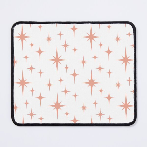 Item preview, Retro1950s Mid Century Modern White & Pink Atomic Starburst designed and sold by RetroMaggie.