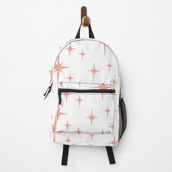 Item preview, Retro1950s Mid Century Modern White & Pink Atomic Starburst designed and sold by RetroMaggie.